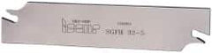 Iscar - 1.2598" Blade Height, 0.1575" Blade Width, 5.9055" OAL, Right Hand Cut, Double End Indexable Cut-Off Blade - SGFH Blade, Self Grip Series - Eagle Tool & Supply