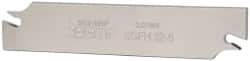 Iscar - 1.2598" Blade Height, 0.2047" Blade Width, 5.9055" OAL, Right Hand Cut, Double End Indexable Cut-Off Blade - SGFH Blade, Self Grip Series - Eagle Tool & Supply