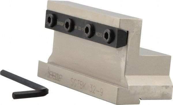 Iscar - Tool Block Style SGTBK, 32mm Blade Height, 120mm OAL, 62mm OAH, Indexable Cutoff Blade Tool Block - 32mm Shank Height, 28mm Shank Width, Series Tool Blocks - Eagle Tool & Supply