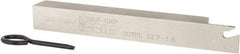 Iscar - SGTF, Left Hand Cut, 1.18" Max Workpc Diam, GFN, GFR Insert, Indexable Cutoff Toolholder - 1/2" Shank Width, 1/2" Shank Height, 4.3" OAL - Eagle Tool & Supply