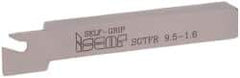 Iscar - SGTF, Right Hand Cut, 1.06" Max Workpc Diam, GFN, GFR Insert, Indexable Cutoff Toolholder - 3/8" Shank Width, 3/8" Shank Height, 3" OAL - Eagle Tool & Supply
