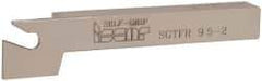 Iscar - SGTF, Right Hand Cut, 1.13" Max Workpc Diam, GFN, GFR Insert, Indexable Cutoff Toolholder - 3/8" Shank Width, 3/8" Shank Height, 3" OAL - Eagle Tool & Supply
