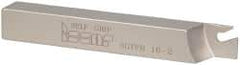Iscar - SGTF, Right Hand Cut, 1-1/4" Max Workpc Diam, GFN, GFR Insert, Indexable Cutoff Toolholder - 5/8" Shank Width, 5/8" Shank Height, 4-1/2" OAL - Eagle Tool & Supply