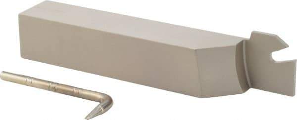 Iscar - SGTH, Right Hand Cut, 2.05" Max Workpc Diam, GTN 3.., GTR 3.. Insert, Indexable Cutoff Toolholder - 0.98 Max Depth of Cut, 1" Shank Width, 1" Shank Height, 5.9" OAL - Eagle Tool & Supply