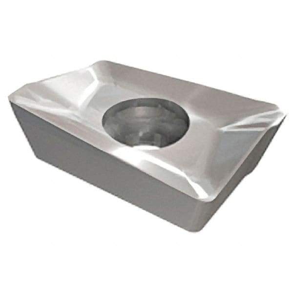 Iscar - APKT1003 8M Grade IC520M Carbide Milling Insert - TiCN Finish, 0.1398" Thick, 0.5mm Corner Radius - Eagle Tool & Supply