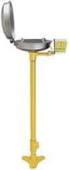 Bradley - Pedestal Mount, Stainless Steel Bowl, Eyewash Station - 1/2" Inlet, 30 psi Flow, 0.4 GPM Flow Rate - Eagle Tool & Supply