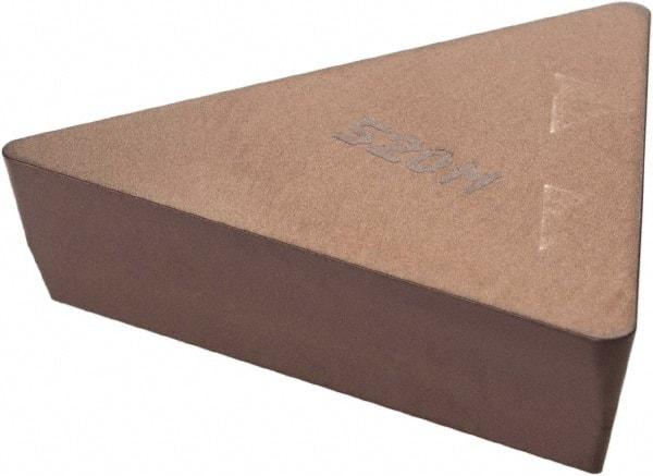 Iscar - TPU432 Grade IC520M Carbide Milling Insert - TiCN Finish, 3/16" Thick, 1/2" Inscribed Circle, 0.79mm Corner Radius - Eagle Tool & Supply