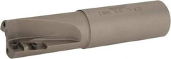 Iscar - 1" Cut Diam, 3/4" Max Depth of Cut, 1" Shank Diam, 4.33" OAL, Indexable Square Shoulder End Mill - AP.T 1003.. Inserts, Weldon Shank, 90° Lead Angle, Series Helimill - Eagle Tool & Supply