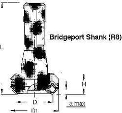 Iscar - Retaining Screw for Indexable Face/Shell Mills - Industry Std 7000240 - Eagle Tool & Supply