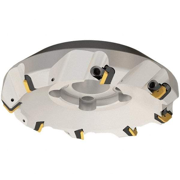 Iscar - 2" Cut Diam, 3/4" Arbor Hole, 0.23" Max Depth of Cut, 45° Indexable Chamfer & Angle Face Mill - 4 Inserts, SEKN/R 12... Insert, Right Hand Cut, 4 Flutes, Series F45E - Eagle Tool & Supply