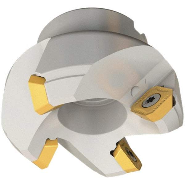 Iscar - 6.44" Cut Diam, 2" Arbor Hole, 0.26" Max Depth of Cut, 45° Indexable Chamfer & Angle Face Mill - 8 Inserts, SEKT\xB6SEMT Insert, 8 Flutes, Series IscarMill - Eagle Tool & Supply