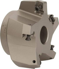 Iscar - 3" Cut Diam, 1" Arbor Hole, 0.27" Max Depth of Cut, 75° Indexable Chamfer & Angle Face Mill - 5 Inserts, AD.. 1505\xB6HM90 AD.. 1505 Insert, Right Hand Cut, 5 Flutes, Series F75A - Eagle Tool & Supply