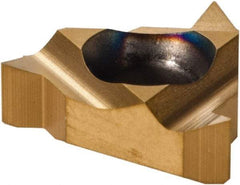 Iscar - 08IR Internal Right Hand 48-16 TPI Partial Profile 60° Laydown Threading Insert - Grade IC228, TiN Coated Carbide, 3/16" Inscribed Circle - Eagle Tool & Supply