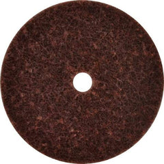 3M - 3" Diam, 1/4" Face Width, 3/8" Center Hole, Medium Grade, Aluminum Oxide Deburring Wheel - Unitized, Medium Density 5 Grade, 12,500 RPM - Eagle Tool & Supply