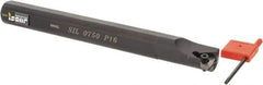 Iscar - Internal Thread, Left Hand Cut, 3/4" Shank Width x 3/4" Shank Height Indexable Threading Toolholder - 7" OAL, P 16 Insert Compatibility, SI Toolholder, Series SIL - Eagle Tool & Supply