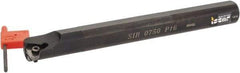 Iscar - Internal Thread, Right Hand Cut, 3/4" Shank Width x 3/4" Shank Height Indexable Threading Toolholder - 7" OAL, P 16 Insert Compatibility, SI Toolholder, Series SIR - Eagle Tool & Supply