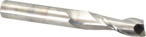 Niagara Cutter - 3/8", 1-1/8" LOC, 3/8" Shank Diam, 3" OAL, 2 Flute, Solid Carbide Square End Mill - Single End, Uncoated, Spiral Flute, 30° Helix, Centercutting, Right Hand Cut, Right Hand Flute, Series C230 - Eagle Tool & Supply