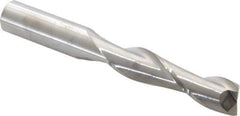 Niagara Cutter - 1/2", 2" LOC, 1/2" Shank Diam, 4" OAL, 2 Flute, Solid Carbide Square End Mill - Single End, Uncoated, Spiral Flute, 30° Helix, Centercutting, Right Hand Cut, Right Hand Flute, Series C230 - Eagle Tool & Supply