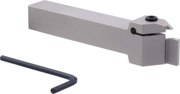 Iscar - TGD, External, Right Hand, 0.683" Max Depth of Cut, 0.157 to 0.197" Groove Width, Indexable Grooving Tool Holder - TGM... Insert Compatibility, 3/4" Shank Height, 3/4" Shank Width, 5" OAL - Eagle Tool & Supply