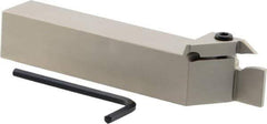Iscar - TGD, External, Right Hand, 0.59" Max Depth of Cut, 0.157 to 0.197" Groove Width, Indexable Grooving Tool Holder - TGM... Insert Compatibility, 1" Shank Height, 1" Shank Width, 5-1/2" OAL - Eagle Tool & Supply