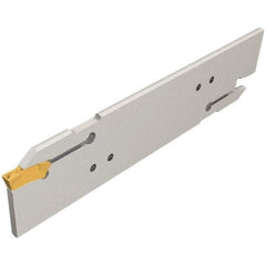 Iscar - 5" Groove Width, 20mm Max Depth of Cut, Neutral Cut, TGHN Indexable Grooving Blade - TGMF (Full Radius), TGMF/P Insert Style, Series Top Grip - Eagle Tool & Supply