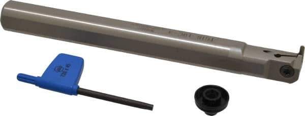 Iscar - TGI, Internal, Right Hand, 0.22" Max Depth of Cut, 0.118" Max Groove Width, Indexable Grooving Tool Holder - TGMF Insert Compatibility, 3/4" Shank Width, 7.1" OAL, Through Coolant - Eagle Tool & Supply