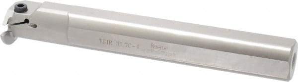 Iscar - TGI, Internal, Right Hand, 0.43" Max Depth of Cut, 0.157 to 0.197" Groove Width, Indexable Grooving Tool Holder - TGMF Insert Compatibility, 1-1/4" Shank Width, 8.65" OAL, Through Coolant - Eagle Tool & Supply