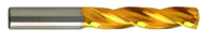 19/64 Dia-Carbide HP 5XD Drill-150° Point-TiN - Eagle Tool & Supply