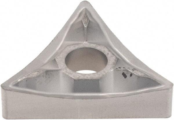Iscar - TNMS432 12 Grade IC20 Carbide Turning Insert - Uncoated, 60° Triangle, 1/2" Inscr Circle, 3/16" Thick, 1/32" Corner Radius - Eagle Tool & Supply