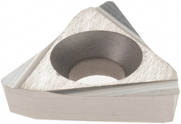 Iscar - TPGH2-1 XL Grade IC70 Carbide Turning Insert - Uncoated, 60° Triangle, 1/4" Inscr Circle, 3/32" Thick, 1/64" Corner Radius - Eagle Tool & Supply