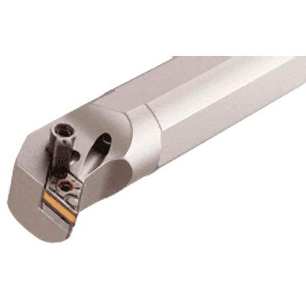 Iscar - 1.16" Min Bore Diam, 8" OAL, 3/4" Shank Diam, A-MDUN Indexable Boring Bar - 1.38" Max Bore Depth, DNMG 33.. Insert, Clamp Holding Method - Eagle Tool & Supply