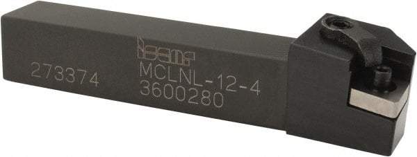 Iscar - MCLN, Left Hand Cut, 5° Lead Angle, 3/4" Shank Height x 3/4" Shank Width, Negative Rake Indexable Turning Toolholder - 5" OAL, CN..43.. Insert Compatibility, Series Isoturn - Eagle Tool & Supply