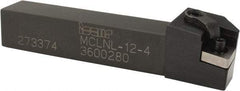 Iscar - MCLN, Left Hand Cut, 5° Lead Angle, 3/4" Shank Height x 3/4" Shank Width, Negative Rake Indexable Turning Toolholder - 5" OAL, CN..43.. Insert Compatibility, Series Isoturn - Eagle Tool & Supply
