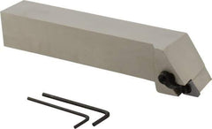 Iscar - MDJN, Left Hand Cut, 93° Lead Angle, 1" Shank Height x 1" Shank Width, Negative Rake Indexable Turning Toolholder - 6" OAL, DN.. Insert Compatibility, Series Isoturn - Eagle Tool & Supply