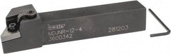 Iscar - MDJN, Right Hand Cut, 3° Lead Angle, 3/4" Shank Height x 3/4" Shank Width, Negative Rake Indexable Turning Toolholder - 4-1/2" OAL, DN..43. Insert Compatibility, Series Isoturn - Eagle Tool & Supply