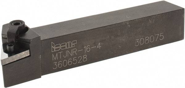 Iscar - MTJN, Right Hand Cut, 93° Lead Angle, 1" Shank Height x 1" Shank Width, Negative Rake Indexable Turning Toolholder - 6" OAL, TN..43.. Insert Compatibility, Series Isoturn - Eagle Tool & Supply