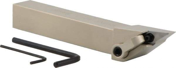 Iscar - MVJN, Right Hand Cut, 3/4" Shank Height x 3/4" Shank Width, Negative Rake Indexable Turning Toolholder - 6" OAL, VN..33.. Insert Compatibility, Series Isoturn - Eagle Tool & Supply