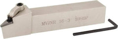 Iscar - MVJN, Right Hand Cut, 1" Shank Height x 1" Shank Width, Negative Rake Indexable Turning Toolholder - 6" OAL, VN..33. Insert Compatibility, Series Isoturn - Eagle Tool & Supply