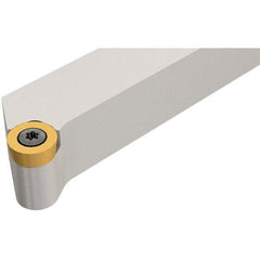 Iscar - SRGC, Left Hand Cut, 1/2" Shank Height x 1/2" Shank Width, Neutral Rake Indexable Turning Toolholder - 3-1/2" OAL, RC.T 0803 Insert Compatibility, Series Isoturn - Eagle Tool & Supply