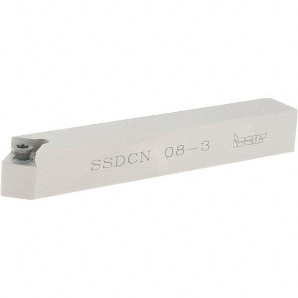 Iscar - SSDC, Neutral Cut, 1/2" Shank Height x 1/2" Shank Width, Neutral Rake Indexable Turning Toolholder - 3-1/2" OAL, SC..3 Insert Compatibility, Series Isoturn - Eagle Tool & Supply