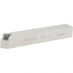 Iscar - SSDC, Neutral Cut, 1/2" Shank Height x 1/2" Shank Width, Neutral Rake Indexable Turning Toolholder - 3-1/2" OAL, SC..3 Insert Compatibility, Series Isoturn - Eagle Tool & Supply