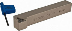 Iscar - STGC, Right Hand Cut, 91° Lead Angle, 1/2" Shank Height x 1/2" Shank Width, Neutral Rake Indexable Turning Toolholder - 3-1/2" OAL, TC.. Insert Compatibility, Series Isoturn - Eagle Tool & Supply