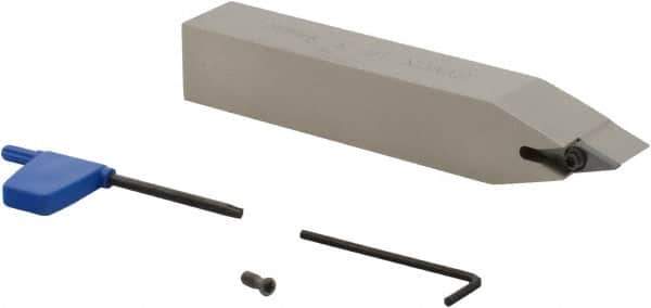 Iscar - SVVC, Neutral Cut, 72.5° Lead Angle, 1" Shank Height x 1" Shank Width, Neutral Rake Indexable Turning Toolholder - 6" OAL, VCM..33.. Insert Compatibility, Series Isoturn - Eagle Tool & Supply