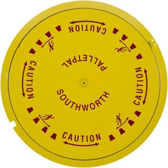 Pallet Pal - Turntables Type: Low Profile Disk Diameter (Inch): 43-5/8 - Eagle Tool & Supply