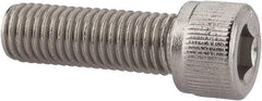 Value Collection - 1/4-28 UNF Hex Socket Drive, Socket Cap Screw - Grade 316 Stainless Steel, Uncoated, 3/4" Length Under Head - Eagle Tool & Supply