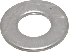 Value Collection - #10 Screw, Grade 316 Stainless Steel Standard Flat Washer - 13/64" ID x 7/16" OD, 0.031" Thick, Plain Finish - Eagle Tool & Supply