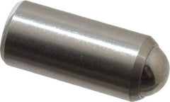 Gibraltar - 11/16" Body Length x 5/16" Body Diam, 2 Lb Init to 5 Lb Final End Force, Stainless Steel Press Fit Ball Plunger - 1/4" Ball Diam, 0.09" Max Ball Reach, +0.0010; +0.0020" Tolerance - Eagle Tool & Supply