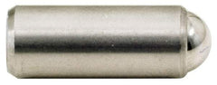 Gibraltar - 0.864" Body Length x 3/8" Body Diam, 2.5 Lb Init to 7 Lb Final End Force, Steel Press Fit Ball Plunger - 5/16" Ball Diam, 0.11" Max Ball Reach, +0.0010; +0.0020" Tolerance - Eagle Tool & Supply