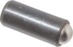 Gibraltar - 0.44" Body Length x 3/16" Body Diam, 2 Lb Init to 5 Lb Final End Force, Steel Press Fit Ball Plunger - 5/32" Ball Diam, 0.058" Max Ball Reach, +0.0010; +0.0020" Tolerance - Eagle Tool & Supply