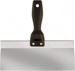 Hyde Tools - 10" Wide Flexible Blade Stainless Steel Joint Knife - Flexible, Polypropylene Handle - Eagle Tool & Supply